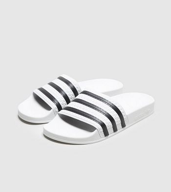 Šlapky adidas Originals Adilette Adilette - Damske Topanky Biele | IGC-516403